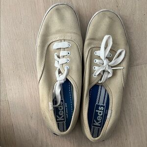 Keds Women's Cream Canvas Sneakers